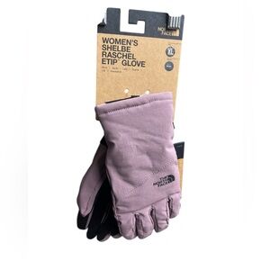North Face XL women’s Shelbe Raschel pink etip gloves